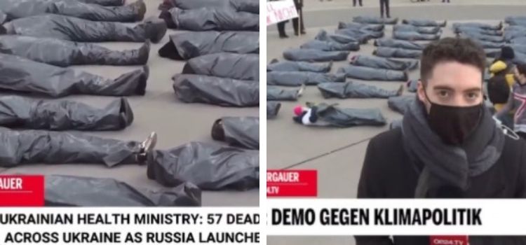 Videoda hareket ettiği görülen sahte cesetlerin Ukrayna’dan olduğu iddiası