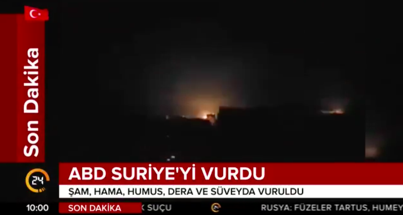 Videonun ABD'nin Suriye'ye gerçekleştirdiği saldırıyı gösterdiği iddiası