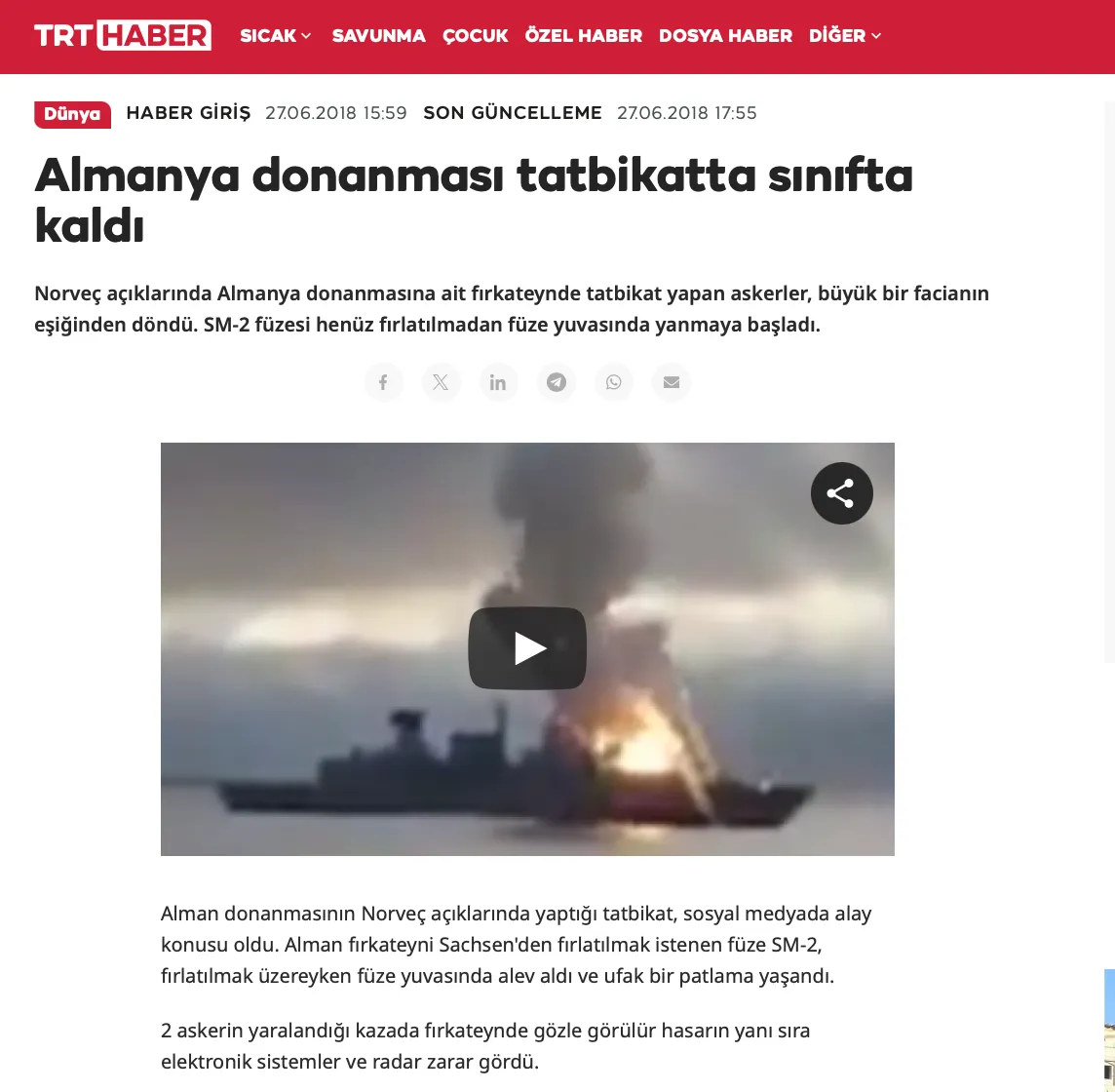 videonun alman firkateyninin yemen tarafindan vuruldugunu gosterdigi iddiasiicgorsel2