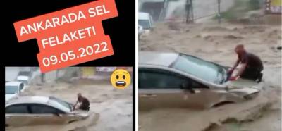 Videonun Ankara’da Mayıs 2022 tarihindeki sel baskınını gösterdiği iddiası