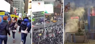 Videonun Brooklyn metrosundaki saldırıdan sonra çekildiği iddiası