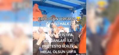 Videonun güncel Şanlıurfa mitinginde “Erdoğan istifa” sloganı atıldığını gösterdiği iddiası