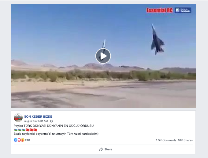 videonun turk tyyarsini gostrdiyi iddiasi facebook