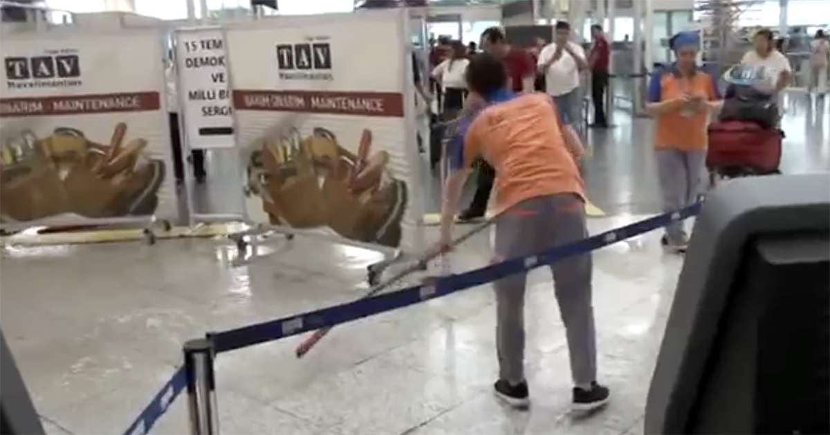 Videonun yeni İstanbul Havalimanı'nı su bastığını gösterdiği iddiası