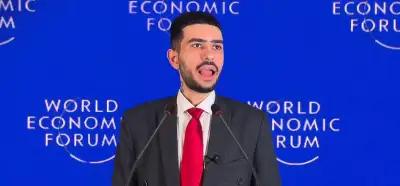 Görüntüler Dünya Ekonomik Forumu'nda küfürlü bir konuşmayı mı gösteriyor?