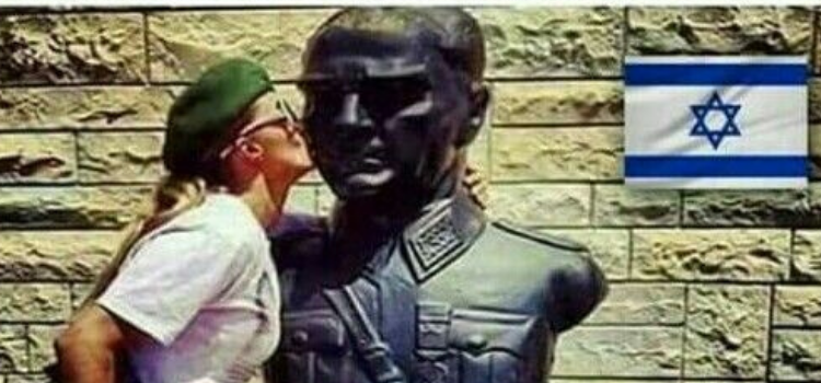 Fotoğrafın İsrailli bir kadın askeri ülkedeki bir Atatürk büstünü öperken gösterdiği iddiası
