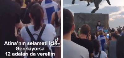 Videonun Yunan rahibin halkı Türklere karşı uyardığını gösterdiği iddiası